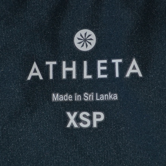 Dark Blue Green Shanti Racer Back Tank by Athleta - Picture 4 of 5